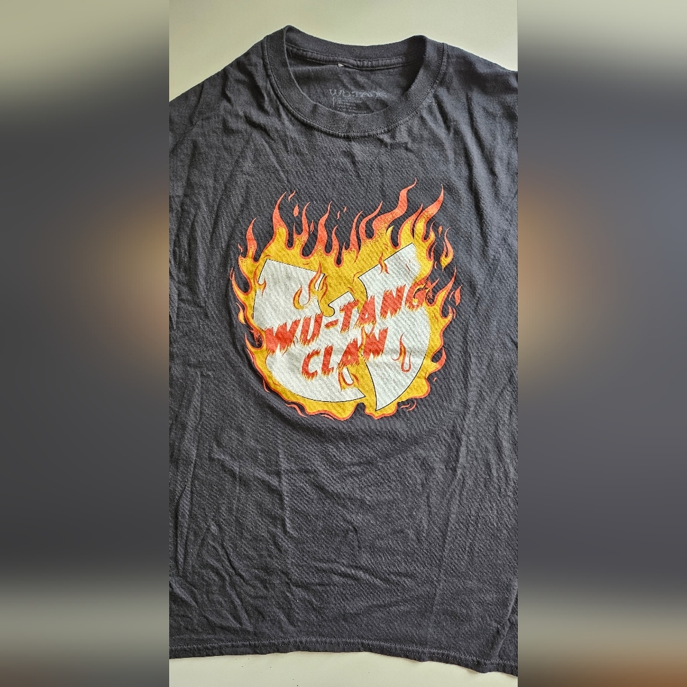 Wu Tang Clan Fire T Shirt Sz Lg